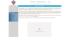 Desktop Screenshot of camet-lab.com