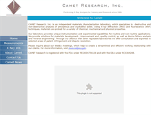 Tablet Screenshot of camet-lab.com